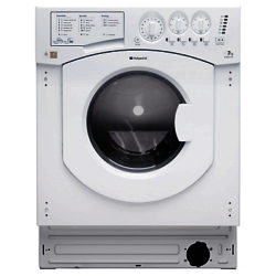 Hotpoint BHWD149 Integrated Washer Dryer, 7kg Wash/5kg Dry Load, B Energy Rating, 1400rpm Spin